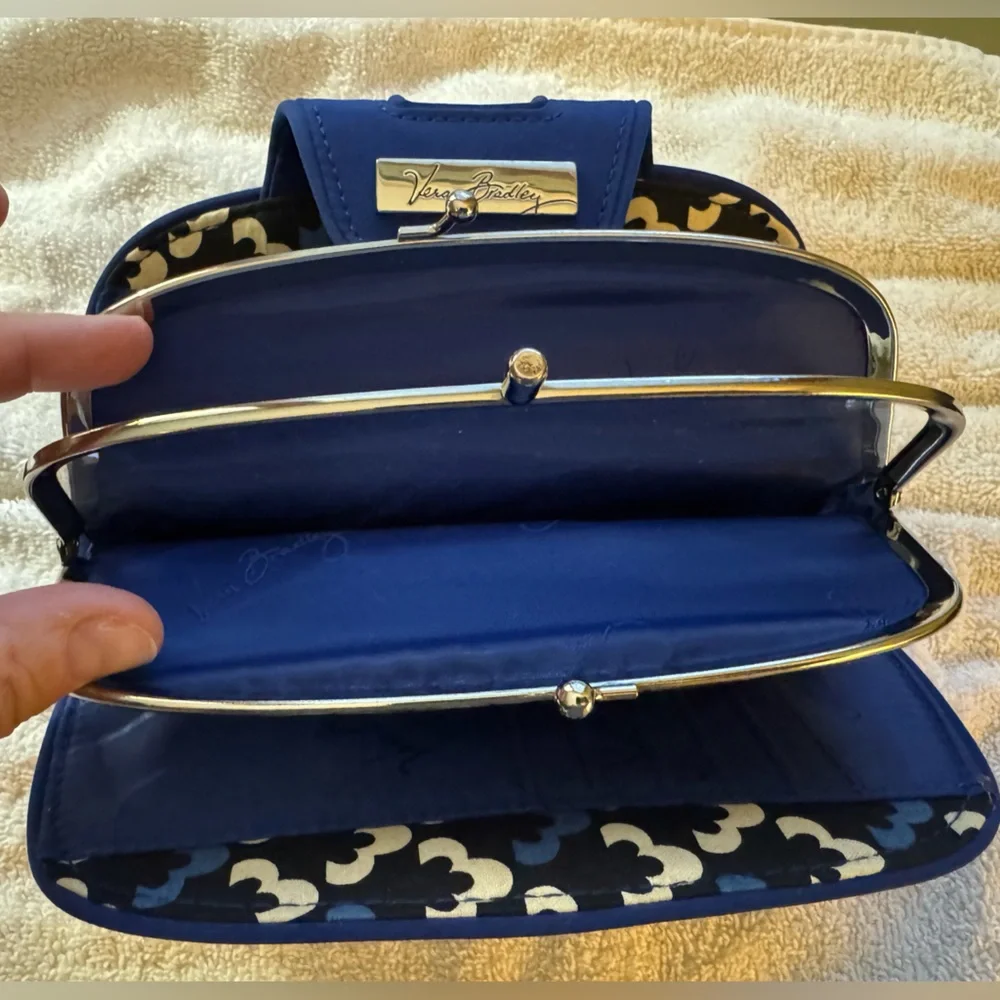 Vera Bradley Royal Blue Wallet - Picture 3 of 6